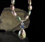Paua Shell & Blue Topaz & Kyaite N/L