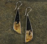 Fossil Palm Root Earrings