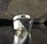 Tourmalinated Quartz Ring