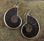 Ammonite Earrings XL