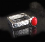 Red Coral Ring Sml
