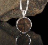 Chiastolite Pendant Med
