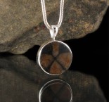 Chiastolite Pendant Med