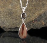 Smoky Quartz & Polychrome Jasper Pdt Med