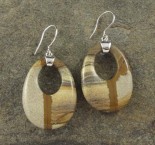 Picture Jasper Earrings