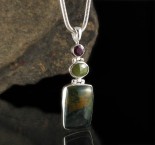 Garnet & Vesuvianite & Bloodstone Jasper Pdt Lge