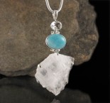 White Topaz & Amazonite & Aust. Desert Ice Quartz Pdt XL