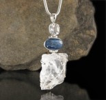 White Topaz & Kyanite & Aust. Desert Ice Quartz Pdt XL