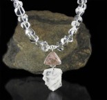 Morganite & Aust. Desert Ice Quartz & Quartz N/L