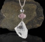 White Topaz & Morganite & Aust. Desert Ice Quartz Pdt XL