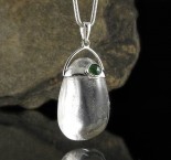 Chrome Diopside & Clear Quartz Pdt Lge