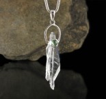 Emerald Kyanite & Faden Quartz Pdt Med