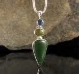 Ocean Kyanite & Vesuvianite & Canadian Jade Pdt Lge
