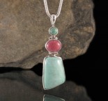 Variscite & Rhodonite Pdt Lge