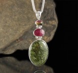 Tourmaline & Ruby & Vesuvianite Pdt XL