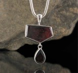 Garnet Pendant Med