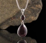 Garnet Pendant Med