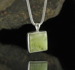 Prehnite Pendant Sml