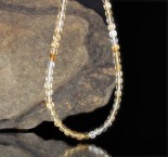 Citrine Faceted Bead Necklace