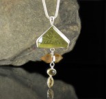 Citrine Carved Flower Pdt Lge