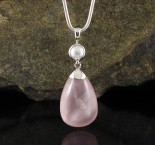 Pearl & Rose Quartz Pdt Lge