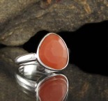Apricot Moonstone Ring