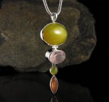 Yellow Agate & Rose Quartz & Sunstone Pdt XL