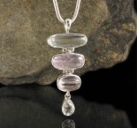 Kunzite & White Topaz Pdt Lge