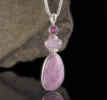Raspberry Sapphire & Kunzite Pdt Lge