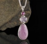 Raspberry Sapphire & Kunzite Pdt Lge