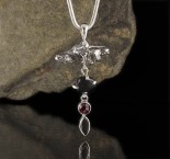 Campo del Cielo Meteorite & Aust. Tektite & Garnet & Smoky Quartz Pdt Lge