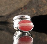 Rhodochrosite Ring