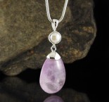 Pearl & Amethyst Pendant Lge