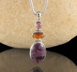 Trapiche Amethyst & Orange Kyanite Pdt Med