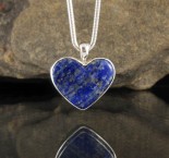 Lapis Lazuli Heart Pendant Lge