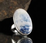 Blue Sheelite Ring