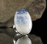 Blue Sheelite Ring
