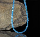 Blue Apatite Faceted Bead N/L