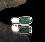 Emerald Kyanite Ring