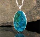 Malachite in Chrysocolla Pdt Lge