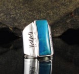 SALE Turquoise 'Sleeping Beauty' Ring