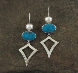 Pearl & Turquoise Earrings