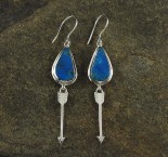 Kingman Turquoise 'Arrow' Earrings
