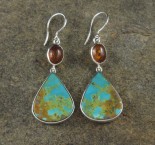 Amber & Turquoise Earrings