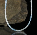 Aquamarine Faceted Bead Necklace