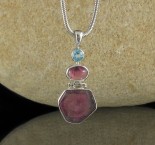 Blue Topaz , Pink & Bi-colour Tourmaline Pdt Sml