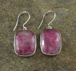 Ruby in Quartz Earrings