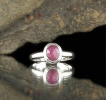 Raspberry Sapphire Ring