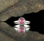 Raspberry Sapphire Ring