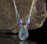 Emerald & Blue Kyanite & Labradorite N/L